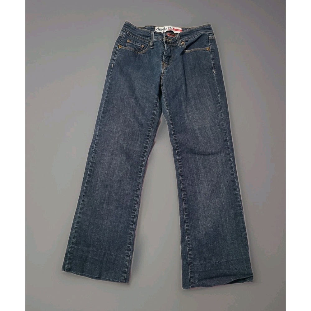 Levi's Denizen Pants Women Size 2 Medium Blue Denim Jeans Mid Rise Bootcut